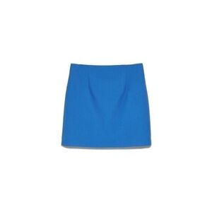 Zara Darted Mini Skirt Blue